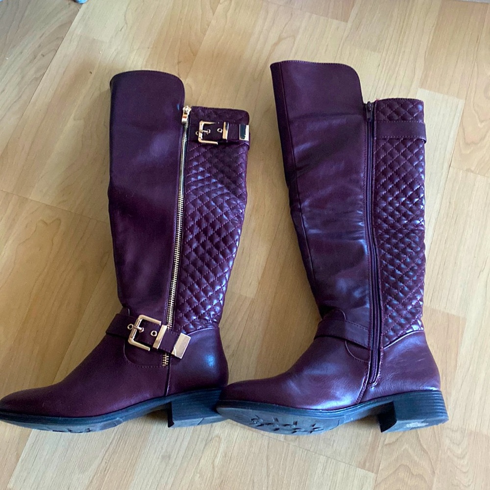 Burgundy Boots